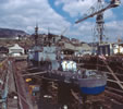 The Mason in dry dock.